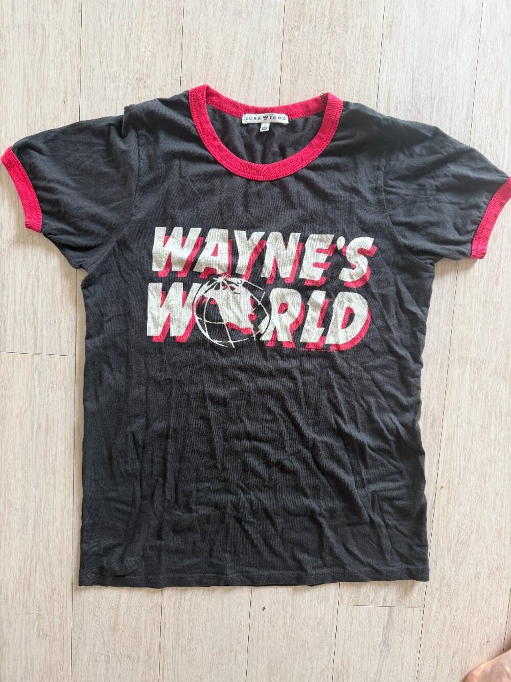 Wayne's World Graphic Ringer Tee